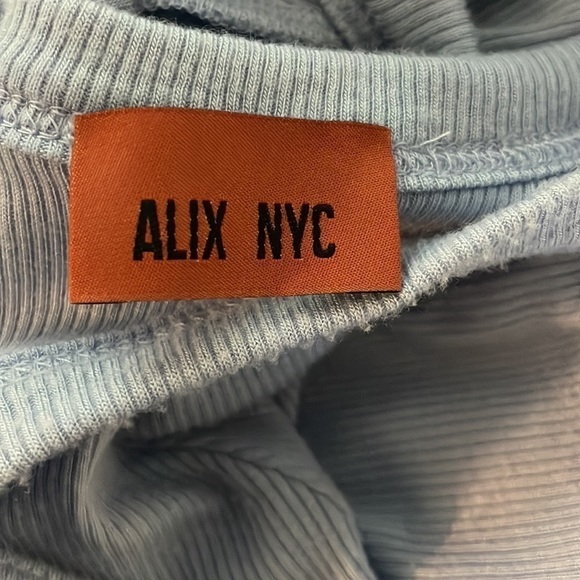 ALIX NYC Light Blue Cold Shoulder Dress - Picture 6 of 7